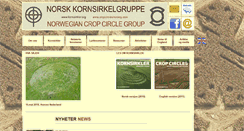 Desktop Screenshot of cropcirclesnorway.com