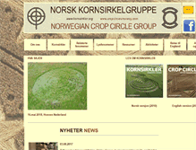 Tablet Screenshot of cropcirclesnorway.com